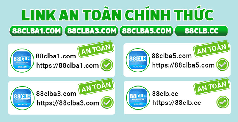 Link truy cập an toàn mới nhất 88clb03